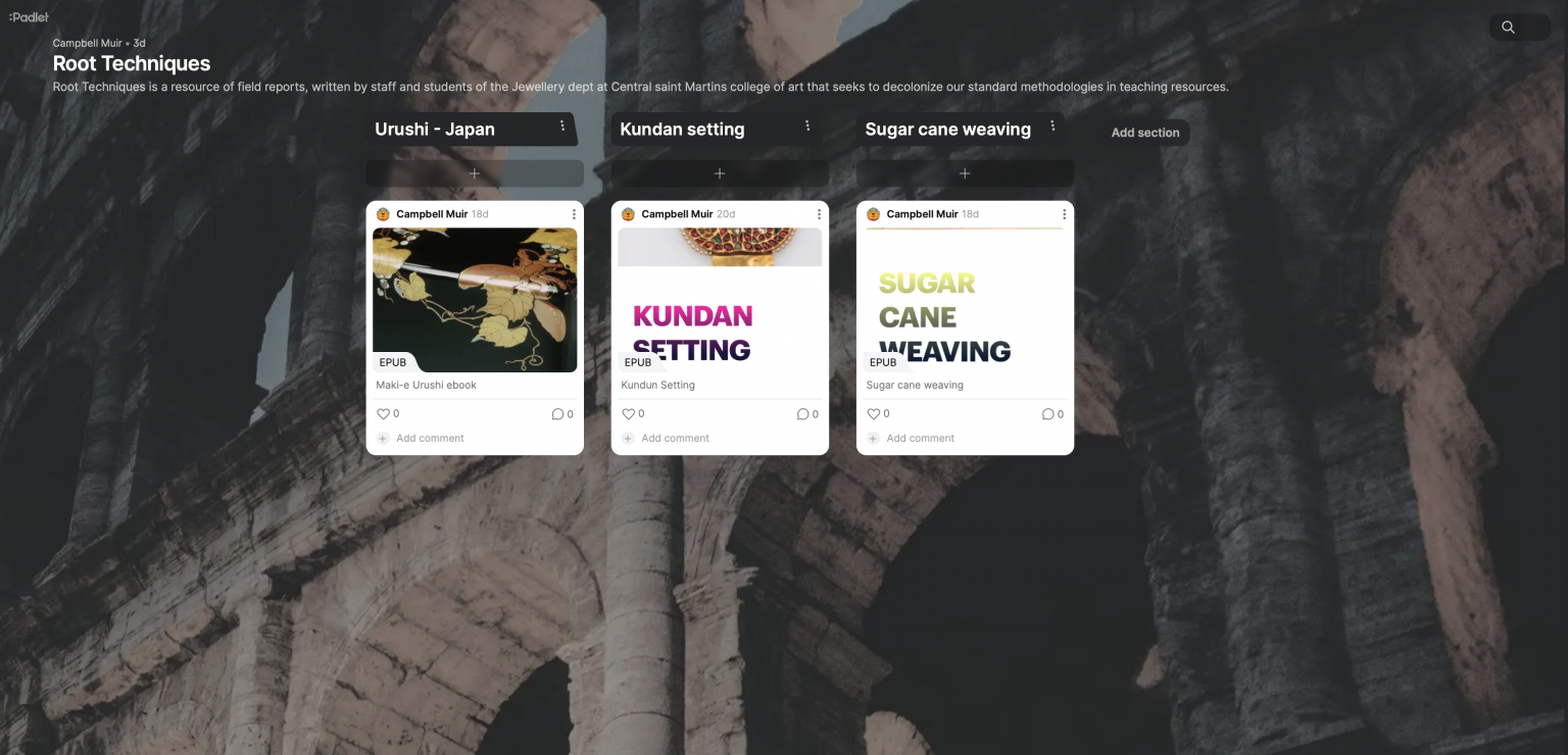 Padlet Layout & Conclusion | Campbell Muir